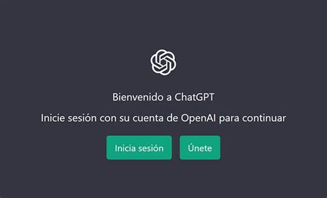 chat gpt iniciar sesión.